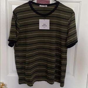 Zara basic striped shirt